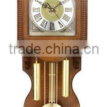 Wooden pendulum clock