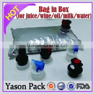 filling water plasttic water BIB Pouch