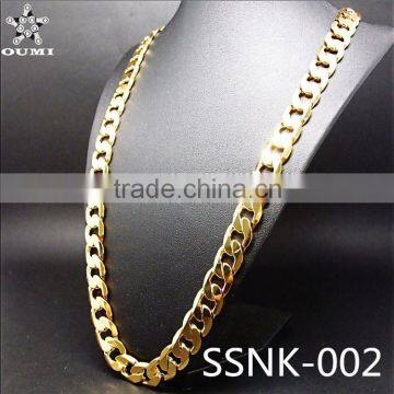 Factory Price Dubai new gold chain design for men stainless steel gold plated figaro link chain necklace                        
                                                Quality Choice
                                                    Most Popula