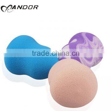 American distributors wanted cosmetic multi color makeup sponge puff