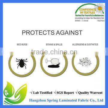 Lab Certified Organic Cotton Allergen Free Breathable Phthalate Free Strech to Fit Mattress Cover photo-5
