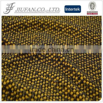 Jiufan Textile 2016 New Design Loose Knitting Fabric Fancy Fabric with Lurex with Good Qty