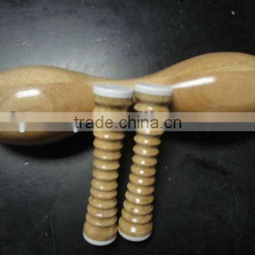 Double Ball Wooden Massage Tool