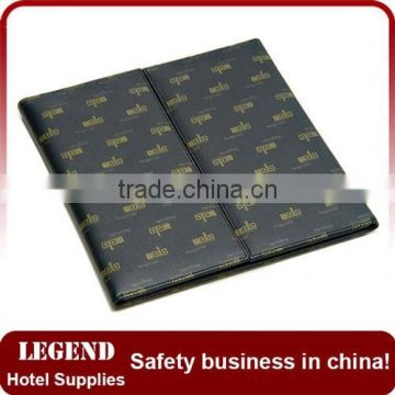 China market restaurant leather menu folder