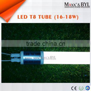 Hot selling glass t8 led tube 86-265v/ac