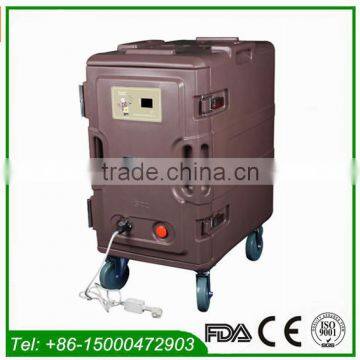 Plastic electric food warmer cabinet for catering, for keeping food hot