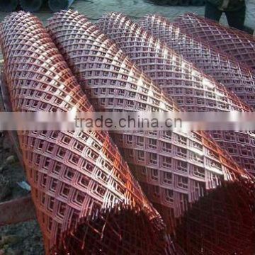 PVC& powder coated expanded metal mesh/mild steel flattened expanded sheets/plate