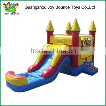 china castle with slide inflatable water slide bounce , giant bouncer inflatable water slide