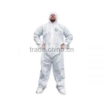 Coverall with Hood and Attached Boots 2XL