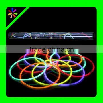 Custom print 22inch glow stick necklace making glow necklace with connectors