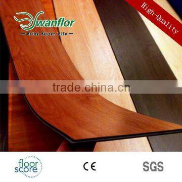 Wood-Like PVC Vinyl Floor Tiles With Wear Layer Thickness of 0.07 to 0.7mm