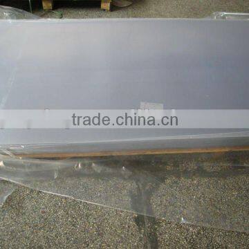 Transparent PVC sheets with PE protective film