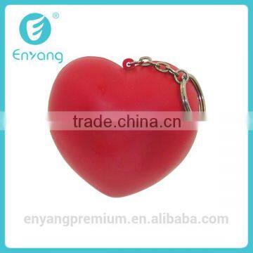 2014 New Product Custom Anti Stress Cheap Gift Items Heart Keychain