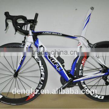 whosale DIY carbon complete road bicycle with carbon road bike frame FM098