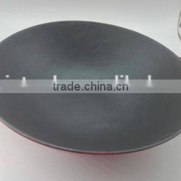 36cm Enamel Cast Iron Wok