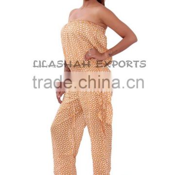 VP2773LC Cotton Printed Jumpsuit Dresses jump suit Ropa Vetement Babacool Hindu Ropa beachwear Printed Jumpsuit