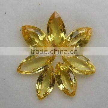 Top AAA Quality Yellow Sapphire Quartz Loose Gemstone