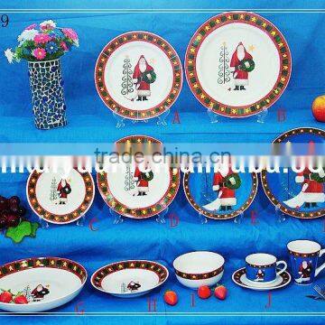 Ceramic dinner set/12pcs dinner set with decal(100-29)