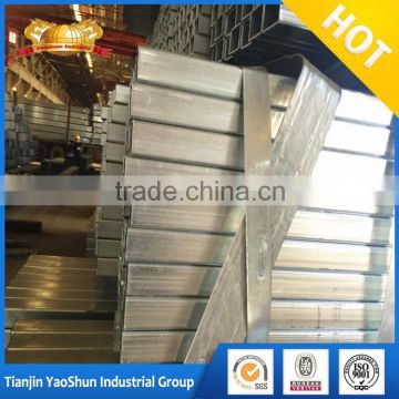 100mm*100mm pre galvanized square steel tube