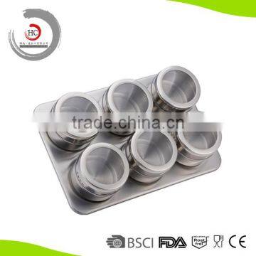 Stainless Steel Magnetic Spice Jar Magnetic Spice Rack Magnetic Spice Container HC-FG1 Supplier's Choice photo-3