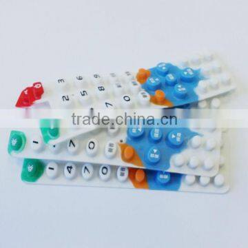 Durable OEM Black Conductive Silicone button rubber Keypad