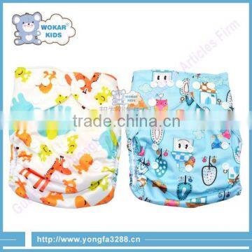 2 pcs Clothes Diaper and 2 pcs inserts Wholesale Cloth Diaper