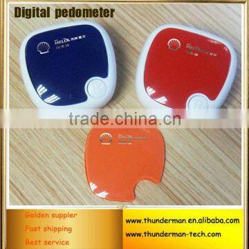 High quality Large Logo Position Hot selling Promotional Single Function Digital Step Counter , Pedometer