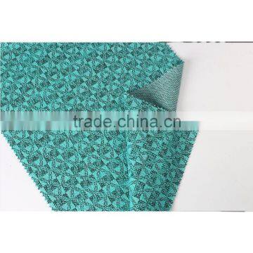 Good quality interlock dyed thick polyester cotton jacquard knit garment fabric