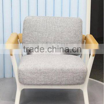 Living Room Sofa Furniture One or Two Seat Fabric Sofa photo-3