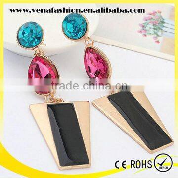 europe style acrylic material free sample diamond earring