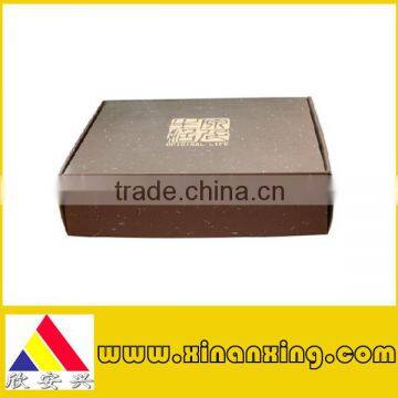 custom brown corrugated paper box for packing