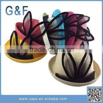 China Manufacturer Applique Straw Hats For Kids