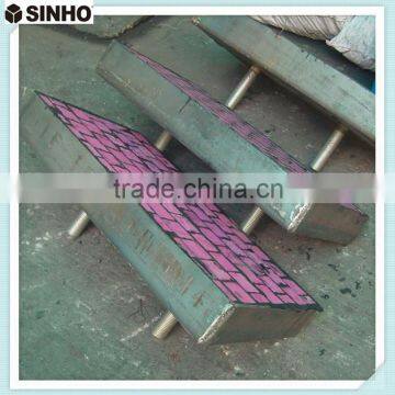 Zirconia Toughened Alumina Cceramic Bricks For Chute Lining