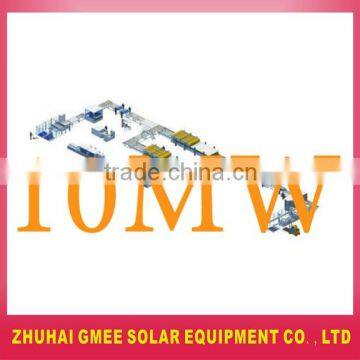 whole production line make solar module