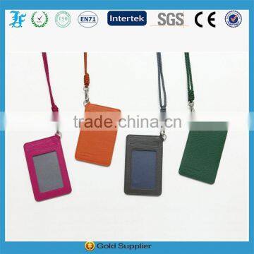 high quality leather id card holder with id window