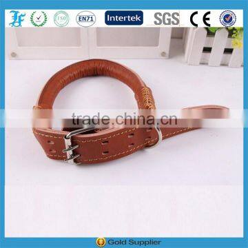 LF New Arrival High-end Leather Dog Collar Diameter 26MM