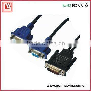 59pins DVI TO 2 VGA Splittler Cable(2VGA)