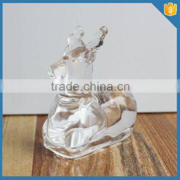 cheap clear glass christmas deer figurines