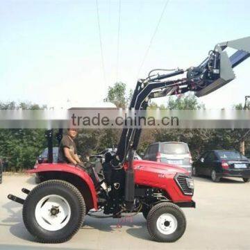 Newest CE approved high quality mini 12-130hp tractor with front end loader and backhoe