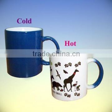 sublimated ceramic mug ,colour changing coffee mug