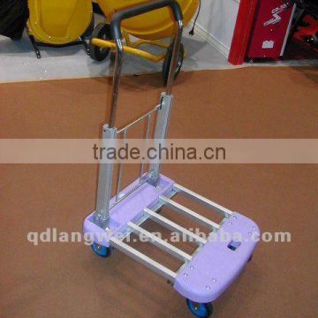 Aluminium folding flatform hand trolley