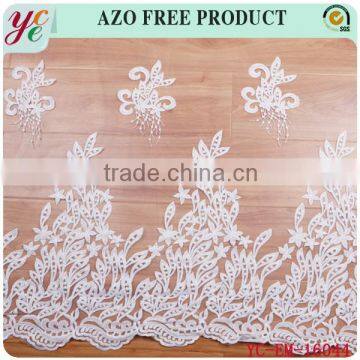Grass Fashion Design African Organza Lace Fabric Embroidery photo-2