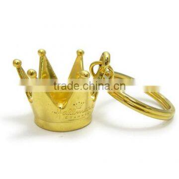 Golden Color Metal Crown Keychain