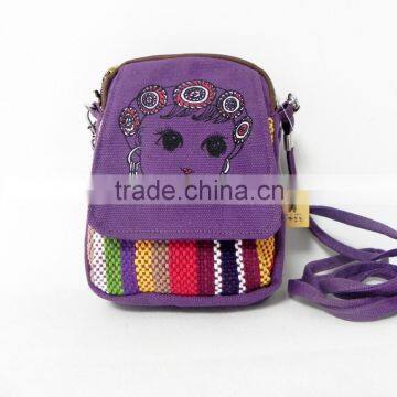 National manual craft bag Ethnic canvas bag