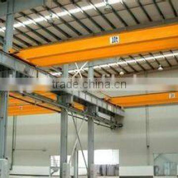 Steel structure construction with double overhead cranes