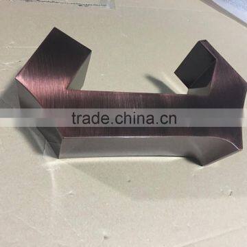 Laser cutting 304# stainless steel alphabet letter no led