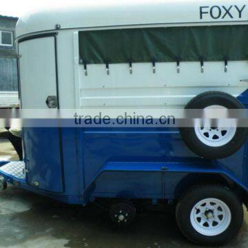 2 horse straight load economic horse trailer windows