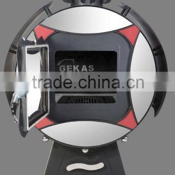 Wood Burning Steel/cast Iron Stove With After Burning CE 16 kw Efficiency 77% photo-3