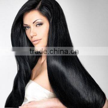 Hot Selling Synthetic Wig Fiber Women Natural Black Hair