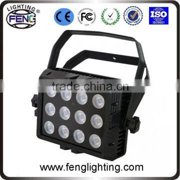 IP65 Waterproof Light 12 x 15W RGBWA Aluminium Profiles Led Display Outdoor DMX Lighting